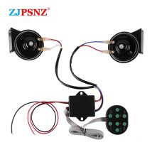 12V 8 Tones Musical Horn Electric Snail Horn For Car Vehicles Motorcycles 8 Sounds Control Box With 8 Tones Air Snail Horn