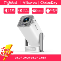 Proiettore Full HD ThundeaL TD80 Pro 1080P 2K 4K TD80Pro TD80W Aggiornato con WIFI, Mini Proiettore Android 3D LED per Home Theater