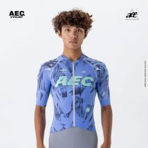Maglia da ciclismo da uomo AEC estiva manica corta traspirante top da bicicletta abbigliamento MTB a quattro aghi a sei fili serie Lightning