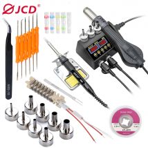 JCD 2 in 1 750W Stazione di saldatura Display digitale LCD Stazione di saldatura di rilavorazione per cellulare BGA SMD IC Riparazione strumenti di saldatura 8898