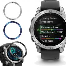 Sport For Garmin Fenix 8 47mm 7X/5 5X/6/6X/Epix Gen2 51mm Bezel Ring Stainless Steel Adhesive Anti-scratch Protective Cover Ring