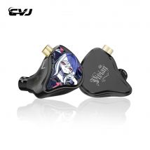CVJ Vivian Auricolari In Ear Driver dinamico da 10 mm adatto per musica e giochi Cavo staccabile da 0,78 mm Qualità audio HiFi