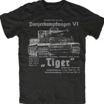 Ww2 wehrmacht panzer könig tiger tank t-shirt. Sommer Baumwolle Kurzarm O-Ausschnitt Herren T-Shirt neue S-3XL