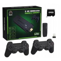 KONSOLA RETRO DO TELEWIZORA HDMI 2000+ GIER 2 BEZPRZEWODOWE PADY PRZENOŚNA