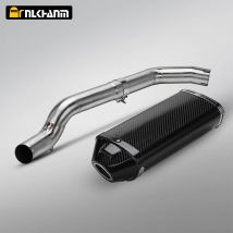 Für CBR600RR F5 2003 - 2020 Motorrad-Auspuff Slip-On Verbindungsrohr Schalldämpfer Kohlefaser-Auspuff für CBR600RR F5