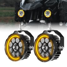 CO LIGHT 5" Dodatkowa Lampa Motocyklowa Zewnętrzna 12V 24V Do BMW R1200 GS R1250GS 1250LC ADV k1600B Światła Drogowe Mijania Bursztynowe Białe DRL