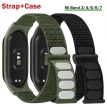 Cinturino sportivo in nylon per Xiaomi Mi band 7 6 5 4 Bracciale cinturino da polso di ricambio Pulsera correa xiaomi Mi band 3 4 5 6 7