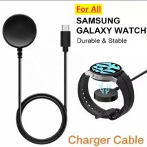 Orologio magnetico portatile Caricatore wireless Cavo USB Stazione dock di ricarica rapida per Samsung Galaxy Watch 8 7 6 5pro 5 4 3 Active 2