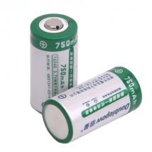2 teile/los Original 3,7 V 750mAh CR123A akku 16340 lithium-ionen wiederaufladbare lithium-batterie