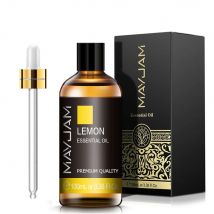 100ml agrumi limone rosa bergamotto Tea tree olio essenziale con contagocce fragranze oli per la cura della pelle bagno purificare l'aria