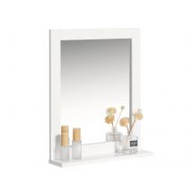 SoBuy FRG129 specchio da parete specchio da bagno con ripiano BHT: 40x49x10 cm