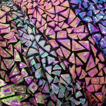 Neue Pailletten Stoff Kleid Kleid Rock Maske Material Bling Stilvolle Nähen Tissue