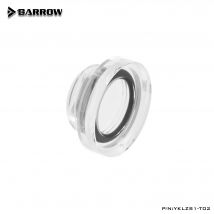 Barrow G1/4" Fitting Transparent Acrylic Sealing Up Lock Plug Water Stop Valve For Computer Water Cooling Connector YKLZS1-T02