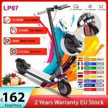 LP07 Scooter elettrico per adulti Pneumatico antiscivolo da 8,5 pollici 31KM/H APP Monopattino elettrico portatile intelligente Assorbitori a doppia vibrazione