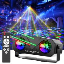 Disco Ball Light Party Disco Dj Strobe Ocean Star Projector Dance Light Sound Activated with Remote Control Stage Rave for Party