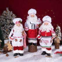 50cm Height 2026 Christmas Decor Big Santa Claus Doll Grandpa New Year Home Room Decoration Gift Christmas Tree Ornaments Decor