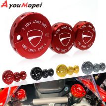 Coperchio cilindro liquido freno frizione anteriore per DUCATI V4 V2 Panigale 1299 1199/S/R 959 899 tappo serbatoio freno posteriore CNC moto