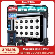 Autel MaxiSys Elite II PRO Diagnosescanner J2534 Programmier- und Codiertool, 38+ Resets Active Test, CANFD &DoIP, AutoScan 2.0