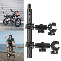 Motorrad Bike Mount Kit für Insta360 X2 X3 X4 Doppelklemmen Lenkerhalter für GoPro DJI Zubehör