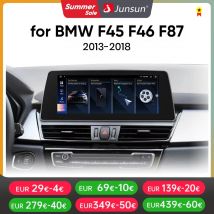 Junsun inalámbrico CarPlay Android Auto Radio de coche para BMW F45 F46 F87 2013-2017 4G WiFi BT Unidad principal de Audio idrive Multimedia estéreo