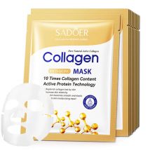 10 pz Anti-rughe Collagene Maschera per il viso Idratante Anti-età Riparazione Schiarente per la cura della pelle Maschera per il viso Maschere per il viso Cura della pelle