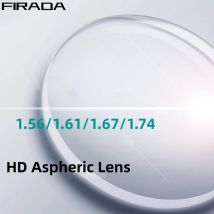 FIRADA 1,56 1,61 1,67 1,74 Harz HMC CR39 Anti-reflexion Anti-scratch Asphärische HD Myopie Lesen Optische Verordnung Objektiv