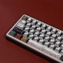 Comic Mixed-Light Keycaps Dye-Sub PBT Cherry Profile Double Print 131 Keys DE/FR/KR/RU/ES For Mechanical Keyboard ISO Layout F75