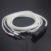 16-adriges OCC reines Silber XLR 2,5 3,5 4,4 mm Kopfhörerkabel für Abyss Diana v2 phi TC X1226lite 1:1 Kopfhörerstift