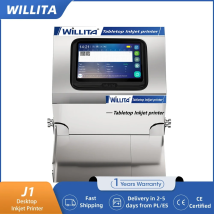 WILLITA J1 Automatische statische Kodierungsmaschine mit 5-Zoll-kapazitivem Bildschirm, komplett aus Edelstahl, Desktop-Smart-Drucker, Lagerbestand in der EU