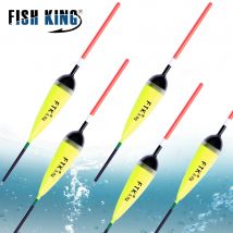 FISH KING 5 Stück Angelschwimmer Größe 2g-4g Barguzinsky Tannenschwimmer Karpfenangeln Bobber Vertikale Boje Länge 15,5-20 cm Angelgerät