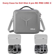 Custodia da trasporto Borsa a tracolla da viaggio per DJI Mavic 4 PRO Fly More Combo Scatola di immagazzinaggio degli accessori Borsa portatile in PU per DJI RC PRO 2