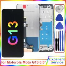 6.5'' Tested LCD for Motorola Moto G13 XT2331 LCD Display Touch Screen Digitizer Replacement for Moto G13 XT2331-1 XT2331-2 LCD