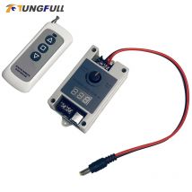 DC 12V 24V Funk fernbedienung Gleichstrom motor PWM Dimm geschwindigkeit regel modul Steuersc halter für elektrischen Linear antrieb