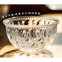 Kleine Kristalls chale, transparente Glass chale, neue hoch temperatur beständige Haushalts reiss chale