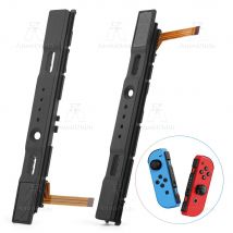 Gleitschiene für Schalter/Schalter OLED Joycon Ersatz-Reparatursatz mit Sensor-Flexkabel links rechts Gleitschiene Premium langlebige Teile