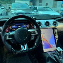 14,5 Carplay Android 13 Für Ford Mustang 2015-2023 Auto Multimedia Player GPS Tesla Bildschirm Kopf Einheit Kilometerzähler digitale Cluster LED