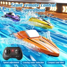 RC Racing Schnellboot 2,4g Mini Fernbedienung Stunt boot elektrische Funks teuerung Schiff Doppel motor wasserdichtes Spielzeug Kinder geschenk