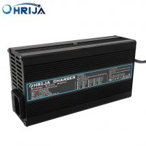 Caricabatterie 54.6v 10a per 10Ah 15Ah 40Ah 48.1V batteria agli ioni di litio caricabatterie 13s caricabatterie 48V custodia in lega di alluminio di qualità Smart Fan OHRIJA