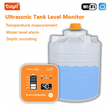 Moray ME201R Wifi Smartlife Tuya APP LCD Display dell'ora della temperatura wireless ad ultrasuoni Monitor del livello del liquido del serbatoio dell'acqua