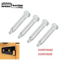 55395703AD 4pc Tür Scharnier Pin Reparatur Kits Silber Fit Für 2007-2018 Jeep Wrangler 55395702AE 55397182AB 55395703AD 55395385AE