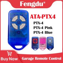 ATA PTX4 RTX-4 Securacode Ersatzfernbedienung für Garagentor 433,92 MHz Rolling Code Kompatibel mit CRX-1 CRX-2