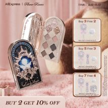 Flower Knows Little Angel Collection Palette di ombretti a nove colori Delicate matte luccicanti