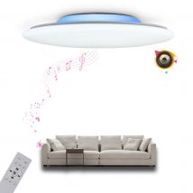 Plafoniera a LED Chysongoods compatibile con Alexa con altoparlante Bluetooth, paralume punto stella dimmerabile che cambia colore RGB