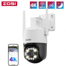 ZOSI 5MP/8MP Wifi 6 Telecamera PTZ C296 4K HD Telecamera IP esterna Rilevazione AI Tracciamento automatico Protezione di sicurezza Video sorveglianza CCTV