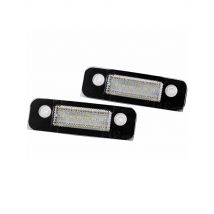 Car LED License Plate Number Light For Ford Fiesta Fusion Mondeo MK2 Built-in Canbus controller