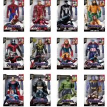 Hochwertiges 30 cm großes Marvel Avenger-Spielzeug Thanos Spiderman Iron Man Captain America Thor Black Panther Sound und Licht Urlaubsgeschenke