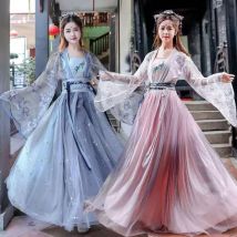 Frauen Hanfu Chinesischen Traditionellen Folk Kostüm Mädchen Han Dynasty Tanzen Tragen Dame Fee Cosplay Kleidung Oriental Alte Prinz Anzug