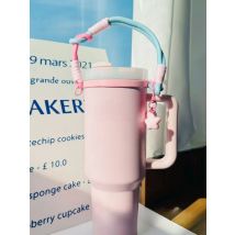 For Stanley Tumblers 40oz Hand-held Lanyard Cup Sleeve Suitable 6-10cm Cup Mouth Silicone Handle Strap Holder Cup Accessories