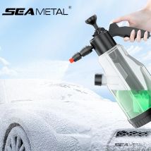 SEAMETAL 2L Seite Öffnung Verbesserte Handpumpe Schaum Sprayer Pneumatische Schaum Schnee Schaum Auto Waschen Spray Verdicken Flasche Auto Reinigung