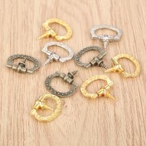 5 Stück Mini-Schrankgriffe, selbstschneidende Schrauben, Knöpfe, Griffe für Schmuckschatulle, Schublade, Schrank, Kleiderschrank, Kommode, Möbelbeschläge